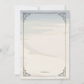 雪だるま仲間の招待状 招待状 (裏面)