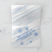 雪だるま休日 シーズンカード (内部)