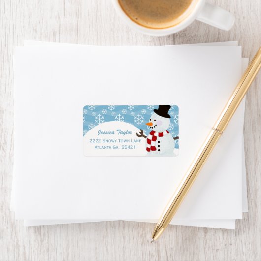 雪だるま住所 シール (インサイチュ)