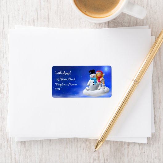 雪だるま住所 シール (インサイチュ)