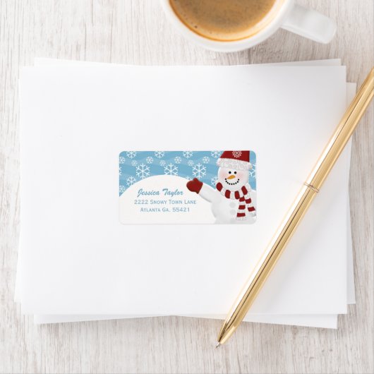 雪だるま住所 シール (インサイチュ)