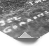 雪だるま写真作りアラスカ人 ポスター (角)