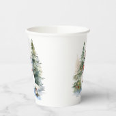 雪だるま冬林 紙コップ (左)