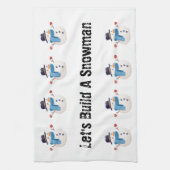 雪だるま冬用キッチンタオル キッチンタオル (縦)