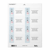 雪だるま出荷ラベル ラベル (フルシート)