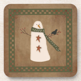 雪だるま初期のコルクコースター コースター