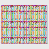 雪だるま包装紙信じ ラッピングペーパー (フラット)