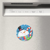 雪だるま及びキャンディーケーン磁石 マグネット (インサイチュ (食洗機))