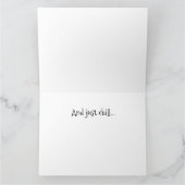 雪だるま同士の喧嘩 カード (内部)