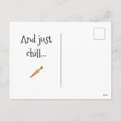 雪だるま同士の喧嘩 シーズンポストカード (裏面)