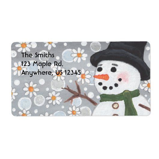 雪だるま吹雪、Smiths123メープルRd.Anywh.. ラベル (正面)