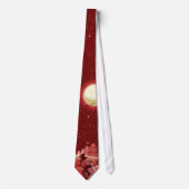 雪だるま場面 ネクタイ (正面)