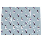 雪だるま大抱き枕 ラージペーパーバッグ (正面)