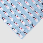 雪だるま季節のごあいさつズブルークリスマスホリデイ 薄葉紙 (詳細)