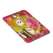 雪だるま対フレキパーソナライズされたシ磁石 マグネット (右側)