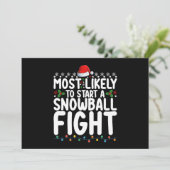 雪だるま式のクリスマス戦いを始める可能性が高い 招待状 (スタンド正面)