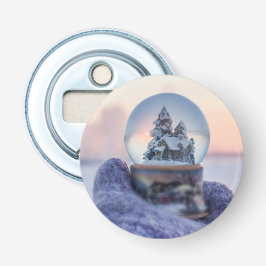 雪だるま式クリスマスツリー冬の降雪 栓抜き