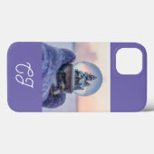 雪だるま式クリスマスツリー冬の降雪 Case-Mate iPhoneケース (裏面 (横))