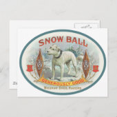雪だるま式 ポストカード (正面/裏面)