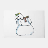 雪だるま形式 ドアマット (正面)