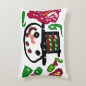 雪だるま愛好家 アクセントクッション (正面(垂直))