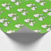 雪だるま戦 ラッピングペーパー (角)