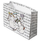 雪だるま戦 ラージペーパーバッグ (裏面アングル)