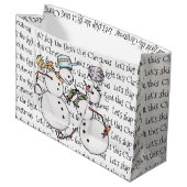 雪だるま戦 ラージペーパーバッグ (正面アングル)