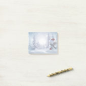 雪だるま投稿itノートパッド ポストイット (デスク上)