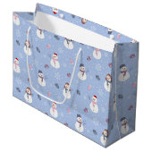 雪だるま抱き枕 ラージペーパーバッグ (正面アングル)