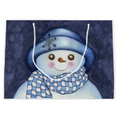 雪だるま抱き枕 ラージペーパーバッグ (正面)