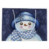 雪だるま抱き枕 ラージペーパーバッグ (裏面)