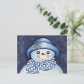 雪だるま招待状 招待状 (スタンド正面)