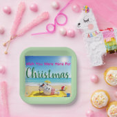 雪だるま日光浴 ペーパープレート (パーティー)