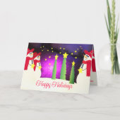 雪だるま星 シーズンカード (正面)