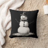 雪だるま枕 クッション (ブランケット)