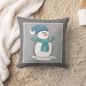 雪だるま枕 クッション (ブランケット)