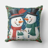 雪だるま枕 クッション (正面)