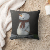 雪だるま枕 クッション (ブランケット)