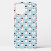 雪だるま柄 Case-Mate iPhoneケース (裏面)