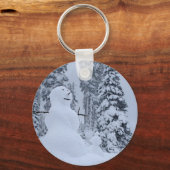 雪だるま楽園 キーホルダー (正面)