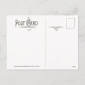 雪だるま氏とカラス葉書 シーズンポストカード (裏面)