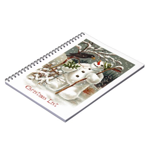 雪だるま氏とクロウ・ノート氏 ノートブック (左側)