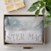 雪だるま水彩冬のクリスマス 薄葉紙 (ギフト)