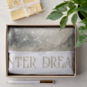 雪だるま水彩冬のクリスマス 薄葉紙 (ギフト)