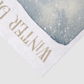 雪だるま水彩冬のクリスマス 薄葉紙 (詳細)