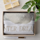 雪だるま水彩冬のクリスマス 薄葉紙 (ギフト)