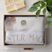 雪だるま水彩冬のクリスマス 薄葉紙 (ギフト)