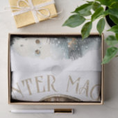 雪だるま水彩冬のクリスマス 薄葉紙 (ギフト)