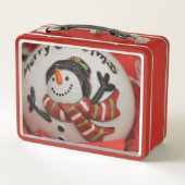雪だるま球 メタルランチボックス (裏面)